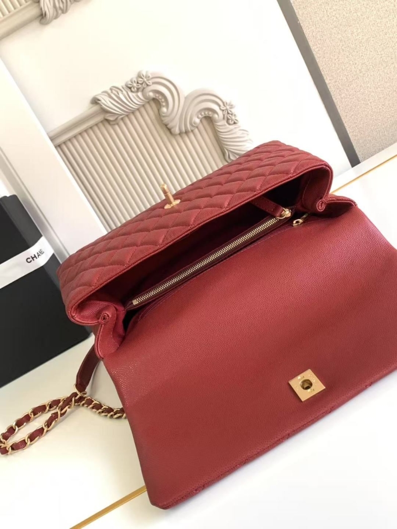 Ch**el top handle bags